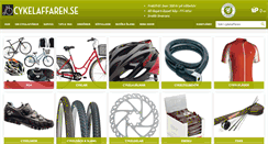 Desktop Screenshot of cykelaffaren.se