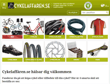 Tablet Screenshot of cykelaffaren.se